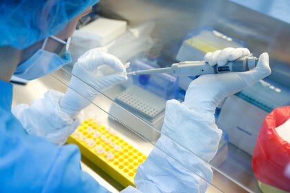 FOTO DE ARCHIVO: Una científica prepara muestras durante la investigación y el desarrollo de una vacuna contra la enfermedad del coronavirus en un laboratorio de la empresa de biotecnología BIOCAD en San Petersburgo, Rusia (Reuters)