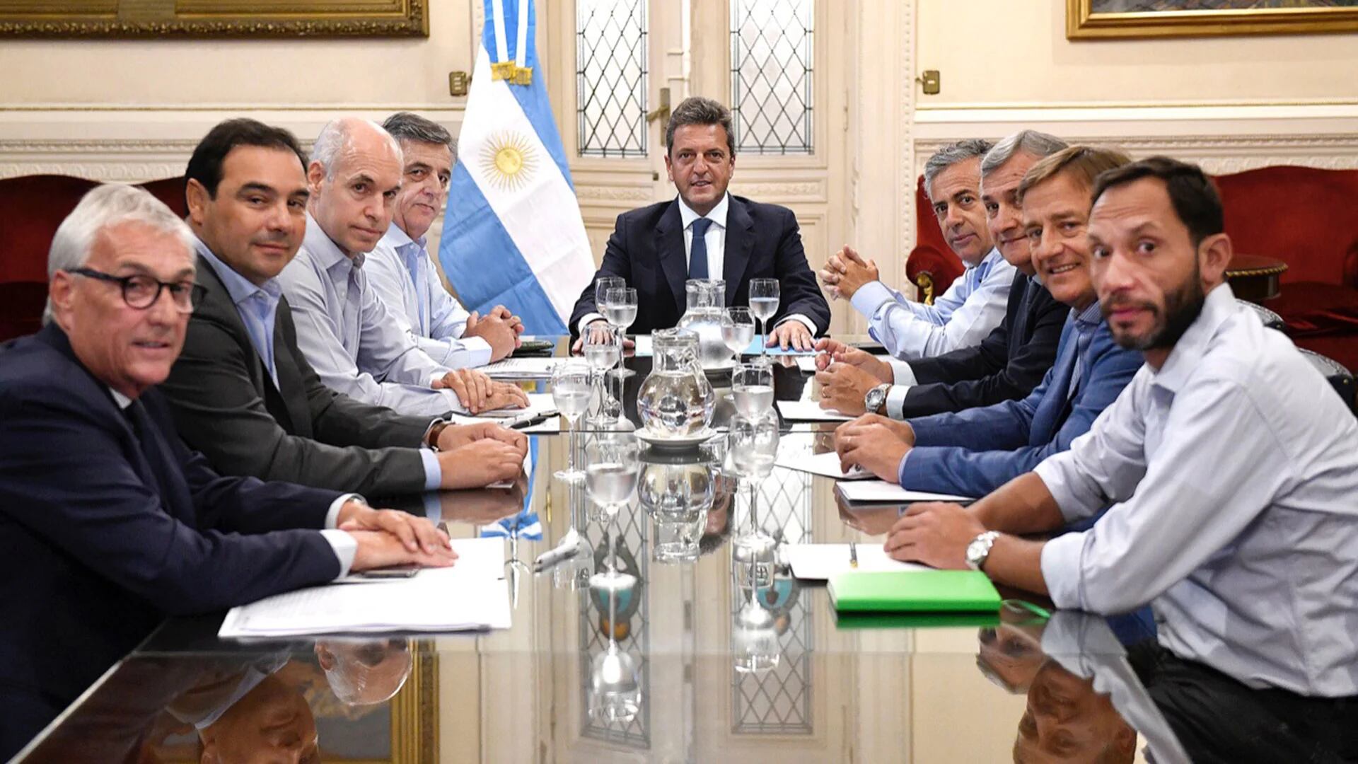 En el despacho de Sergio Massa, el Gobierno y la oposición acordaron el aval para la ley de Restauración de la Sostenibilidad de la Deuda en jurisdicción extranjera