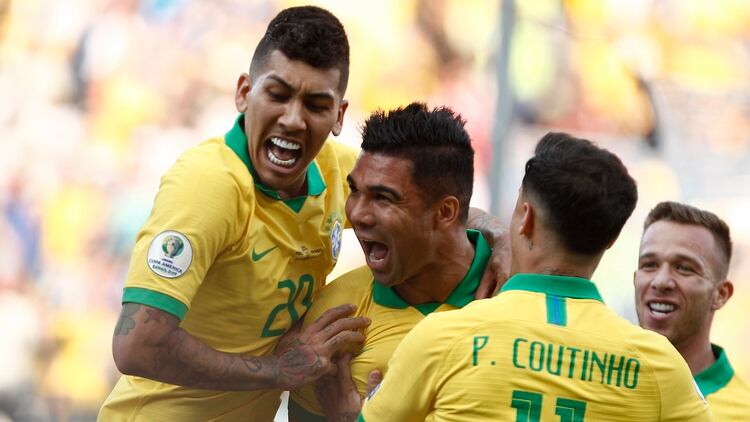La goleada de Brasil por 5-0 a Perú le dio una mano a la Selección de cara a la clasificación (AFP)