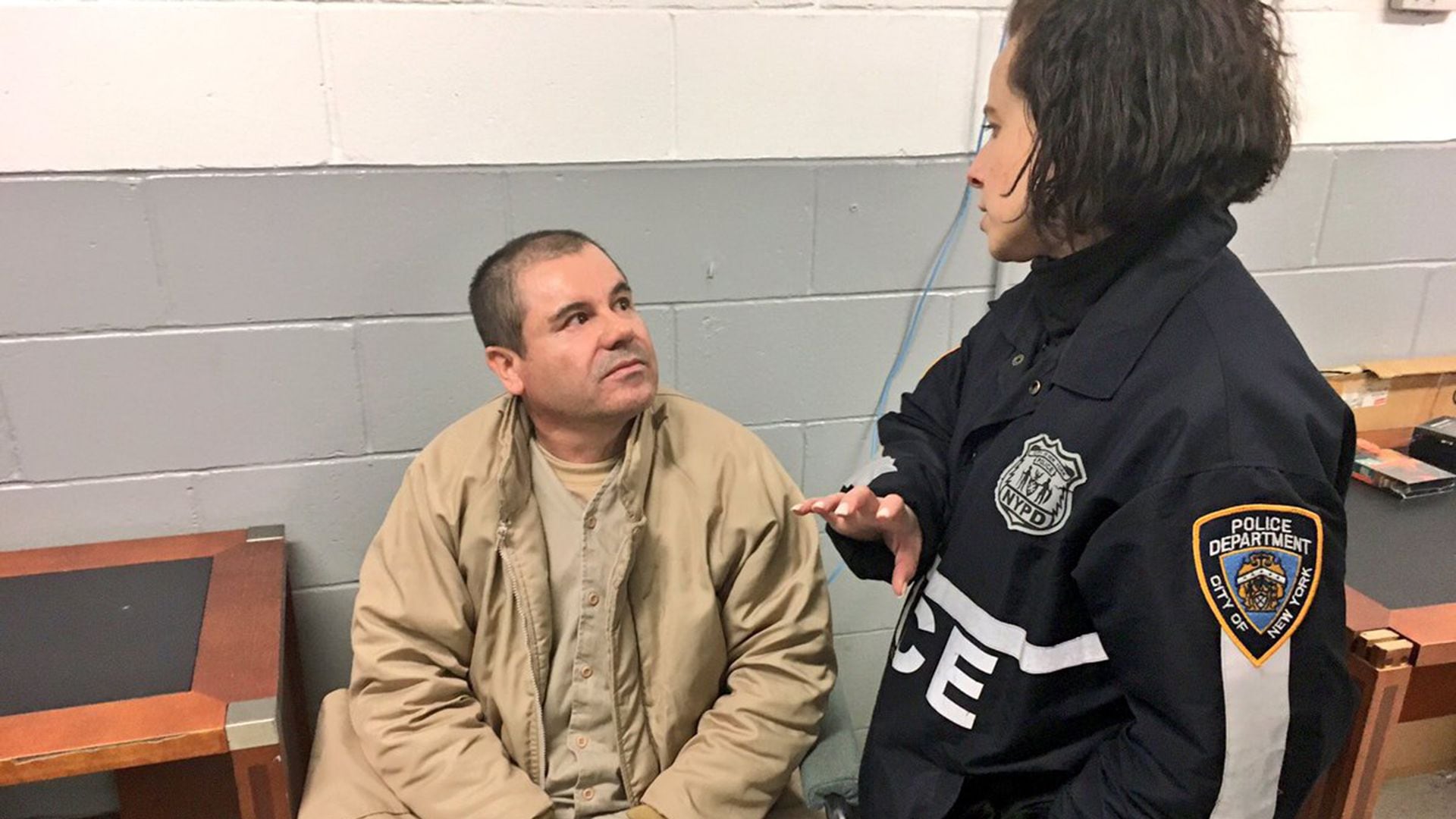 Joaquín "El Chapo" Guzmán, en la cárcel de Estados Unidos (@ShimonPro)