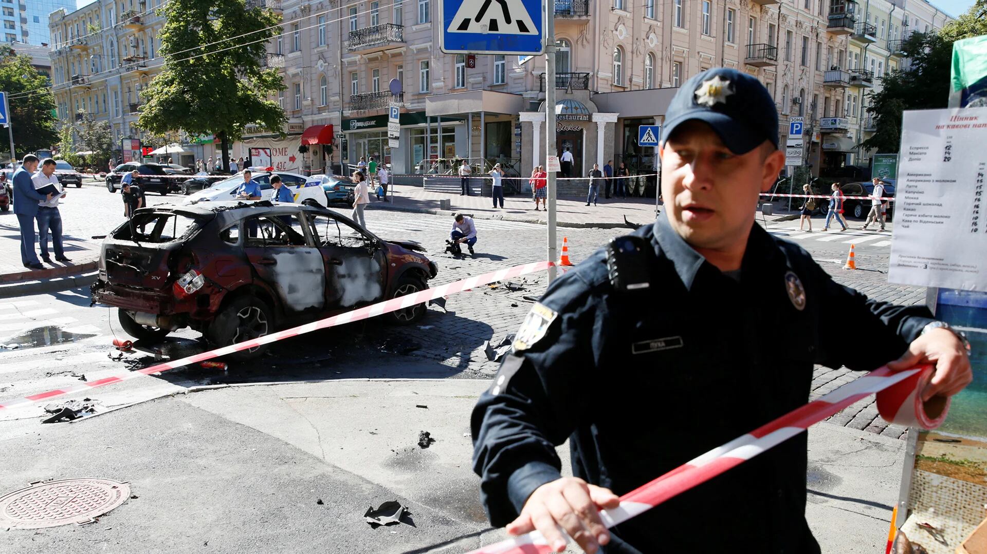 El vehículo en el que Sheremet viajaba pertenecía a la directora del diario Ukrainska Pravda (Reuters)