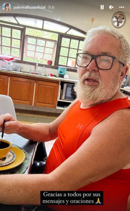 Paloma Fiuza thanks prayers for her father. (Photo: Instagram)