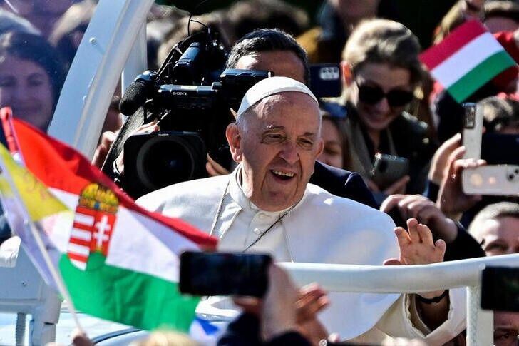 El papa Francisco en su visita a Hungría (REUTERS/Marton Monus)