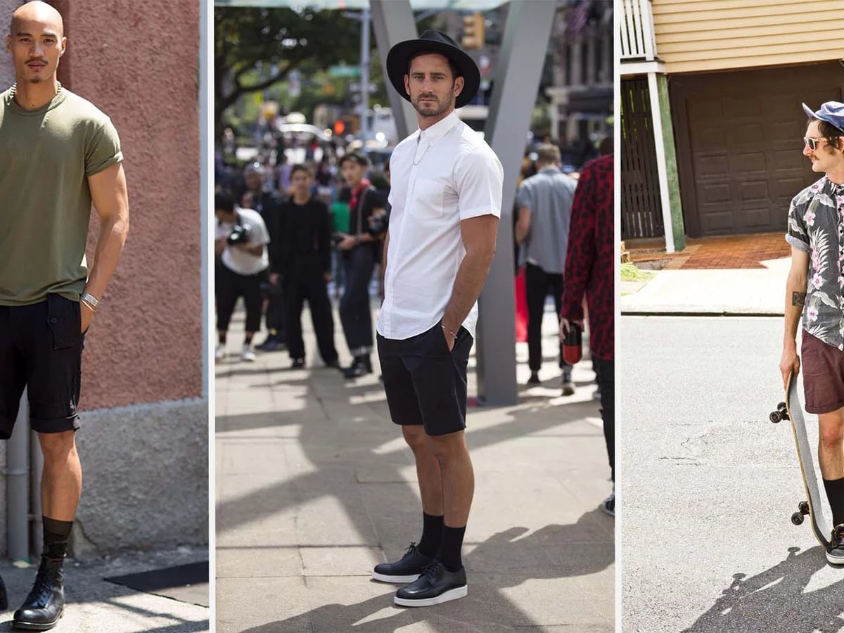 Figura comerciante Fobia Shorts con medias: la moda masculina que ya conquista las calles - Infobae