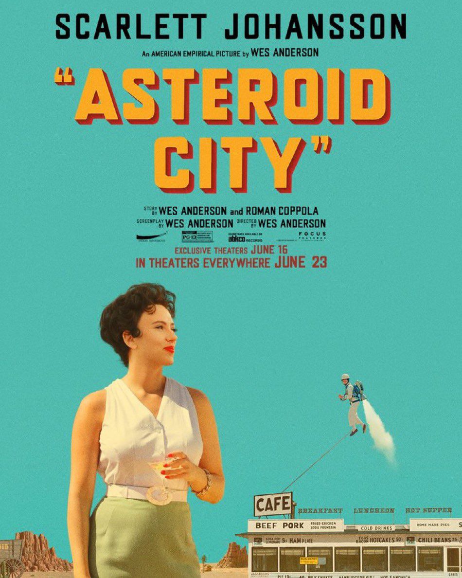 Nuevos pósters de "Asteroid City" (Focus Features)