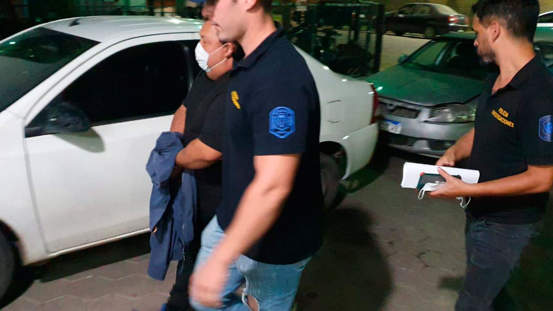 La detención del sindicalista de Camioneros Fernando Espíndola, en San Nicolás