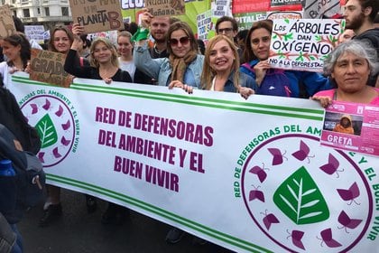 María José Lubertino, profesora y abogada feminista, presidenta de la Red de Defensoras del Ambiente y el Buen Vivir