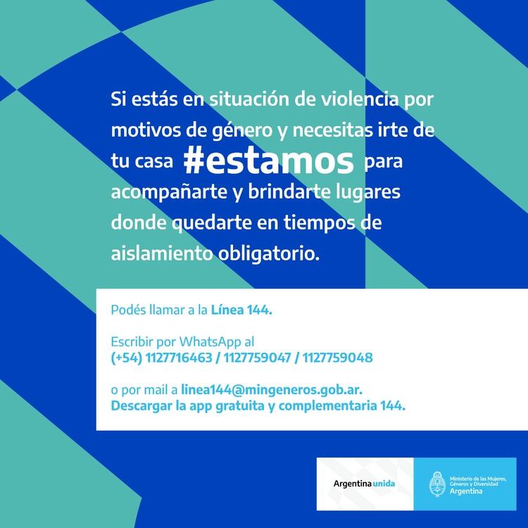 Las víctimas de violencia de género pueden irse de su casa y pedir ayuda. 