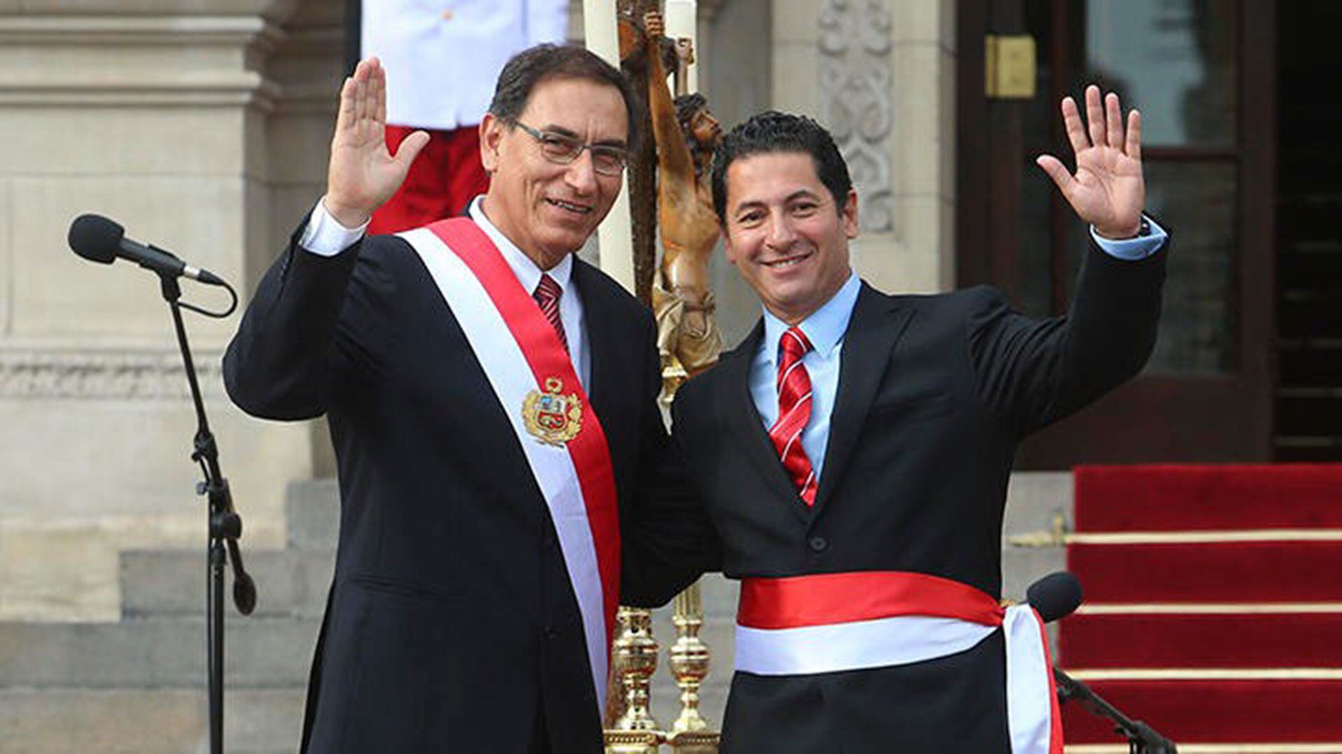 Martín Vizcarra y Salvador Heresi, el ahora ex ministro de Justicia