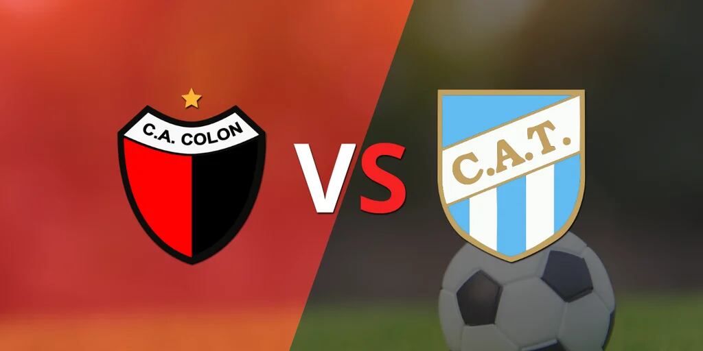 Finaliza la primera parte con ventaja para Colón sobre Atlético Tucumán