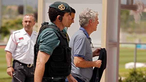 Angel Maria Villar, ex presidente de la Federación española, fue detenido el julio del año pasado (AP)