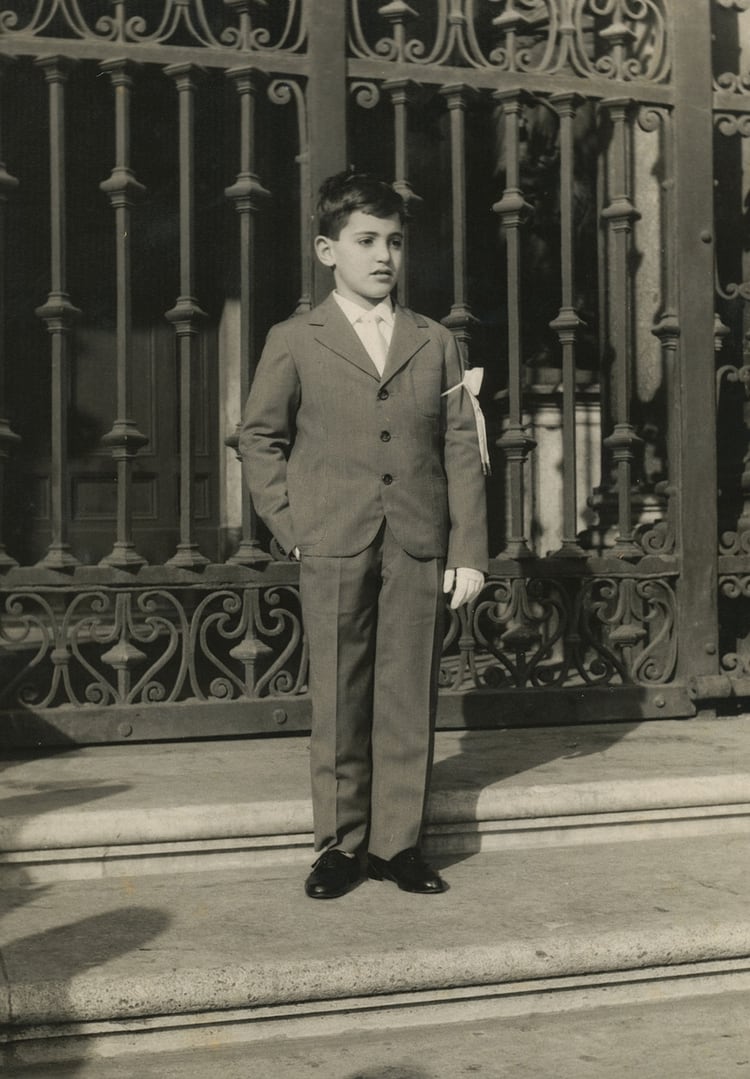 A los 8 años de edad Yordano regresó a Italia, donde duró un año.Hizo la primera comunión en la Iglesia Santa María Maggiore. (Gentileza: Yuri Bastidas)