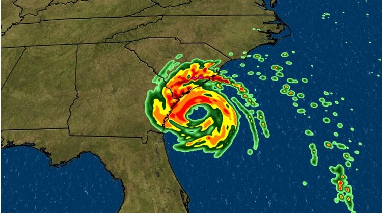 Los residentes de la costa este de Carolina del Sur y de las islas barrera en Carolina del Norte deben evacuar cuanto antes (Foto: The Weather Channel)