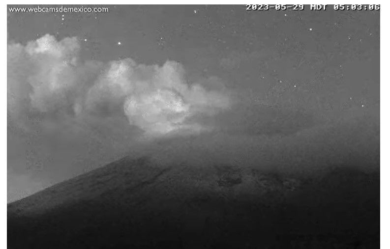 Volcán Popocatépetl desde Tlamacas 29 05 2023