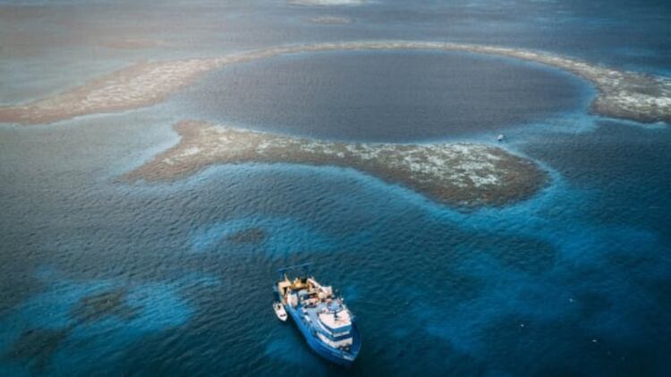 El Gran Agujero Azul (Fotos: instagram @aquaticasubs)