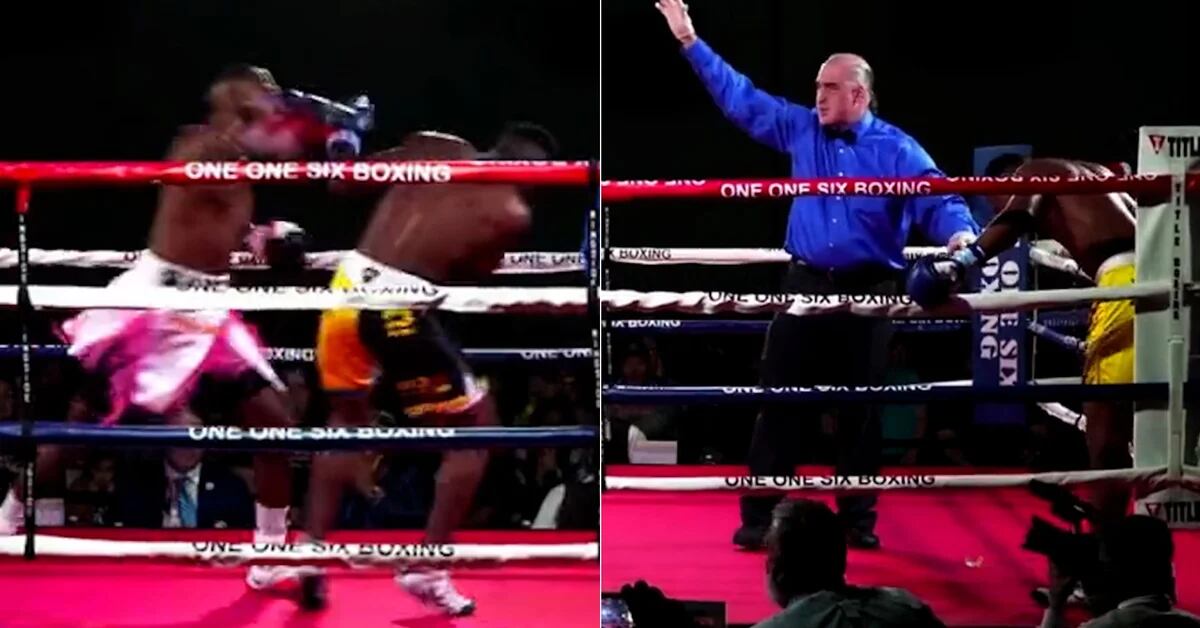 He vomited after being knocked down and the referee ruled he lost by knockout: the peculiar outcome of a boxing match