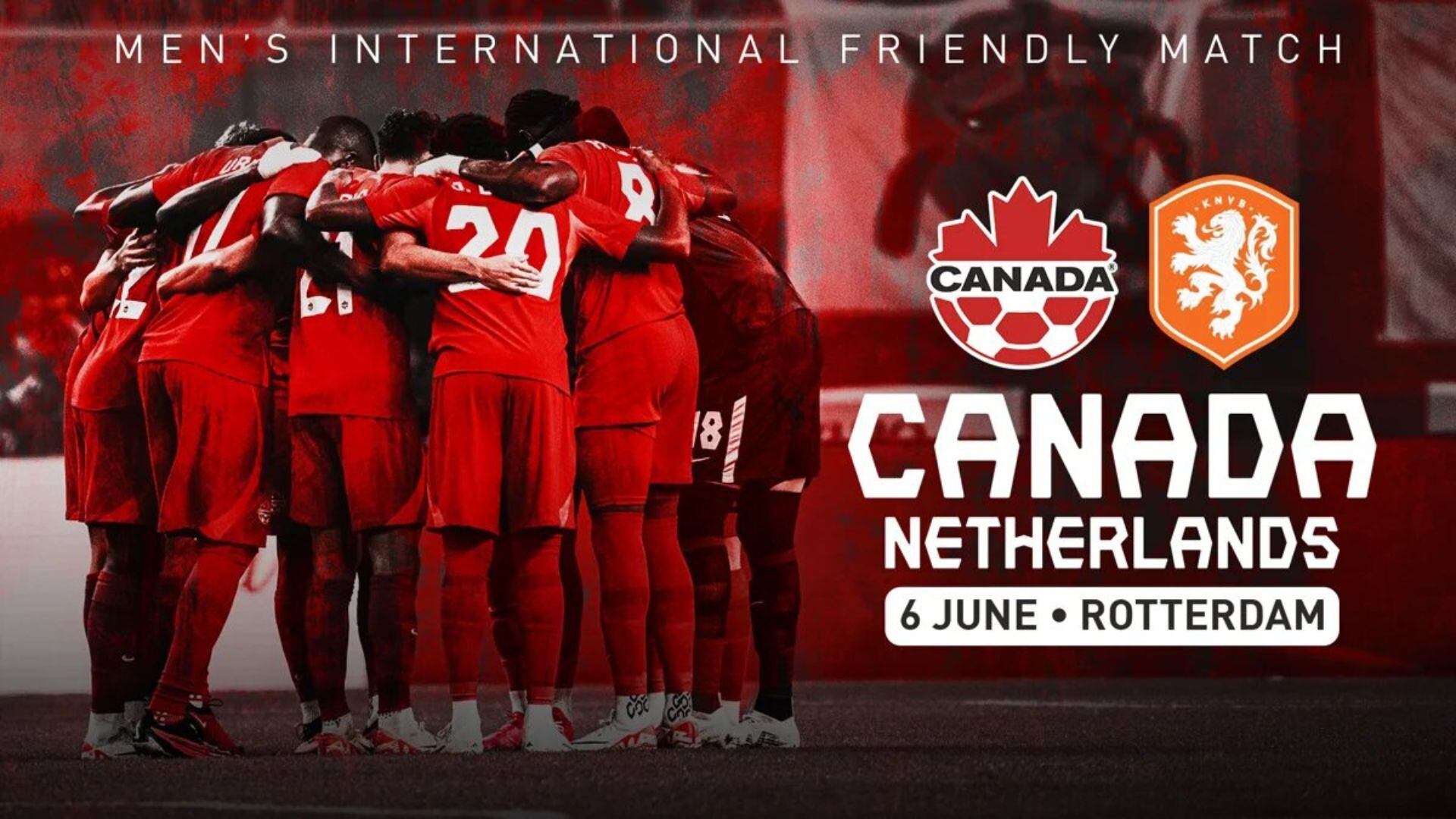 Canadá vs Países Bajos: partido amistoso por fecha FIFA de junio.