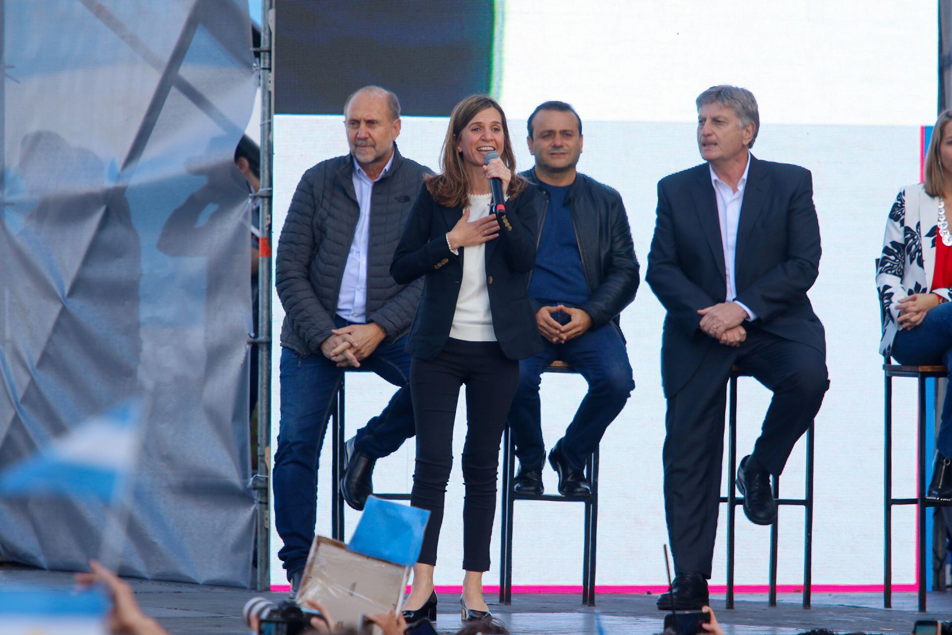 La candidata a intendenta de Mar del Plata, Fernanda Raverta (Christian Heit)