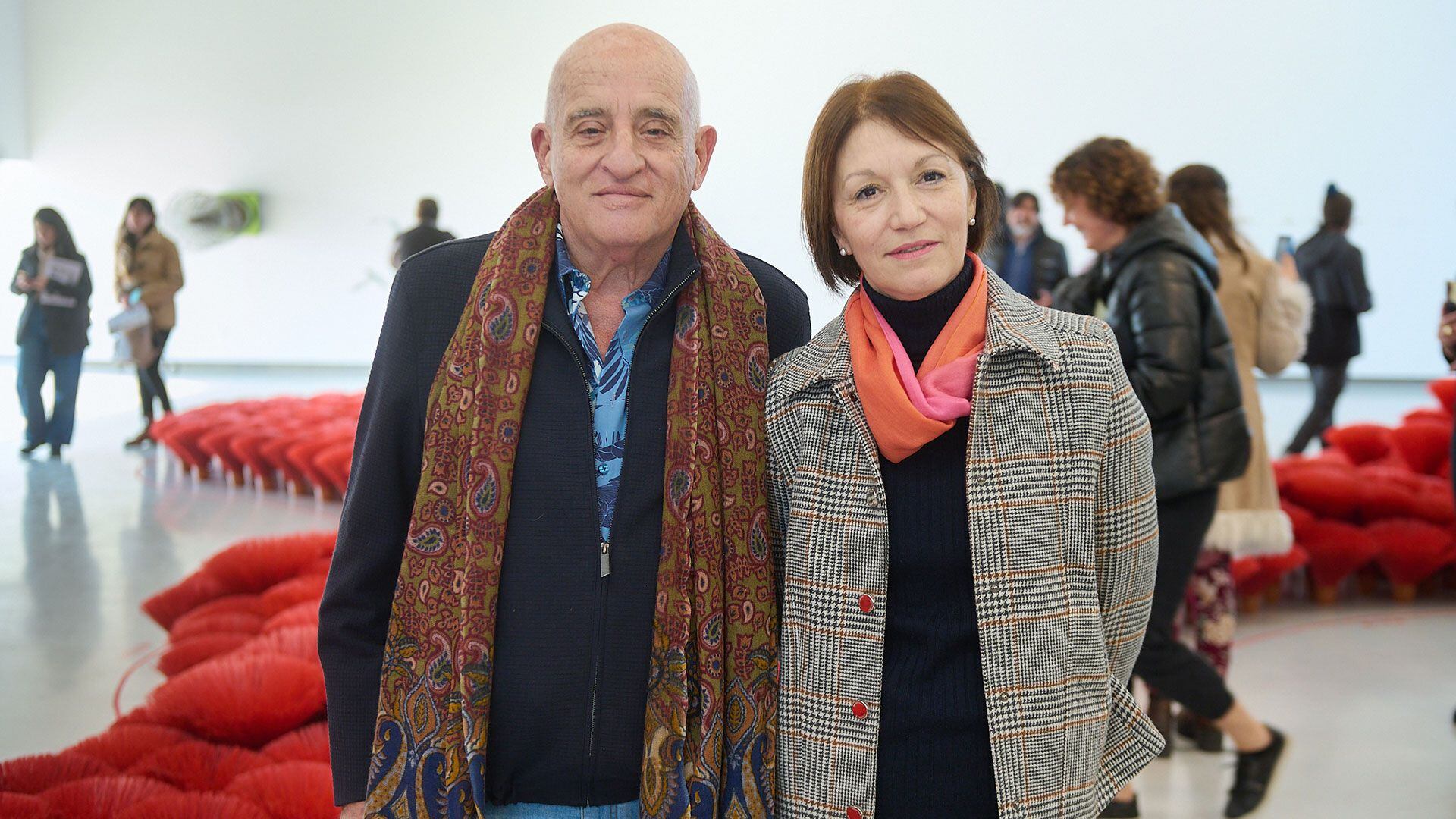 Aníbal Jozami, director general, y Diana Weschler, directora artística, de Bienalsur