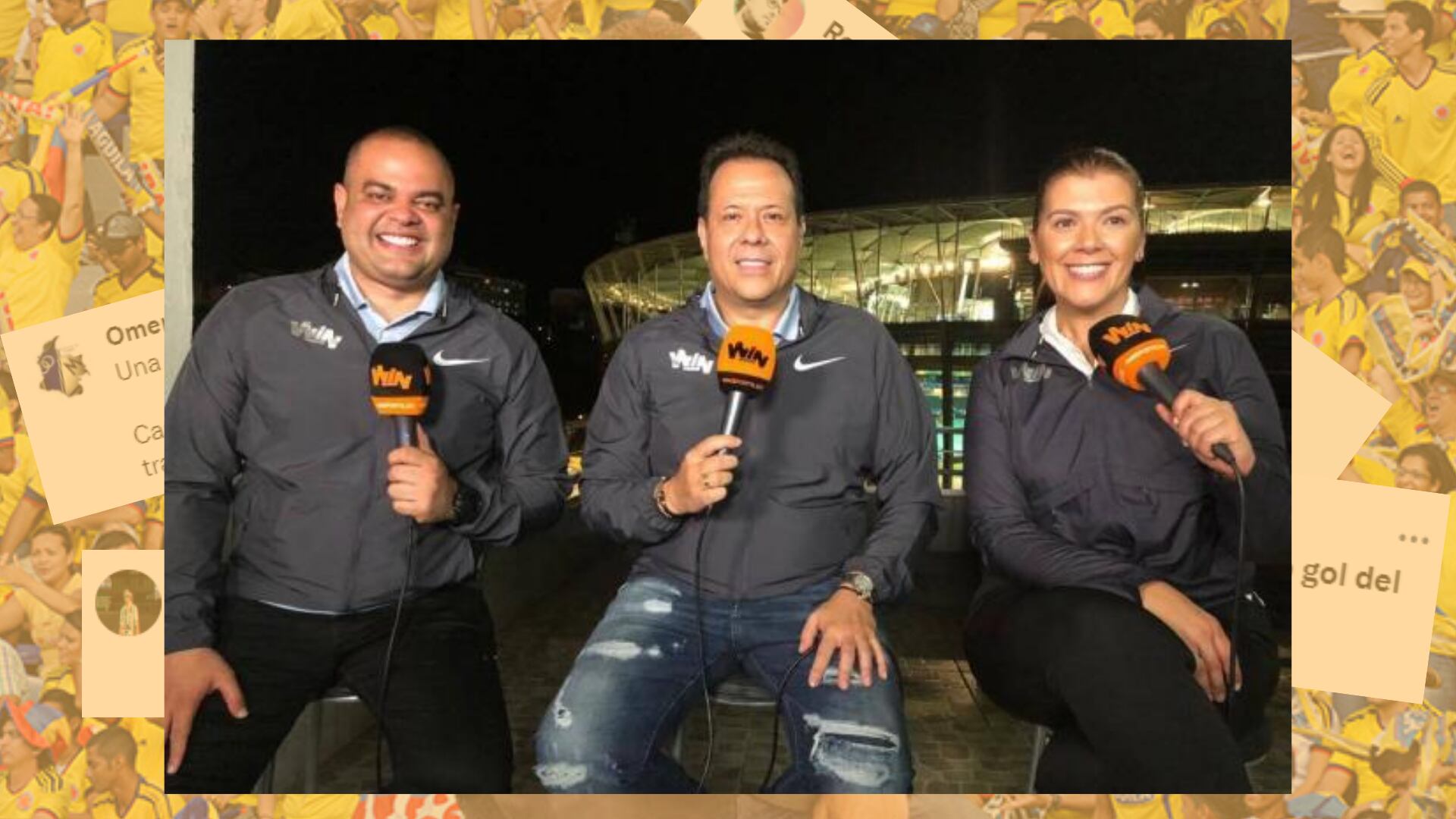 Javier Fernández Franco presenta programas de televisión, noticieros y es una de las voces más reconocidas en el fútbol profesional colombiano - crédito Win Sports