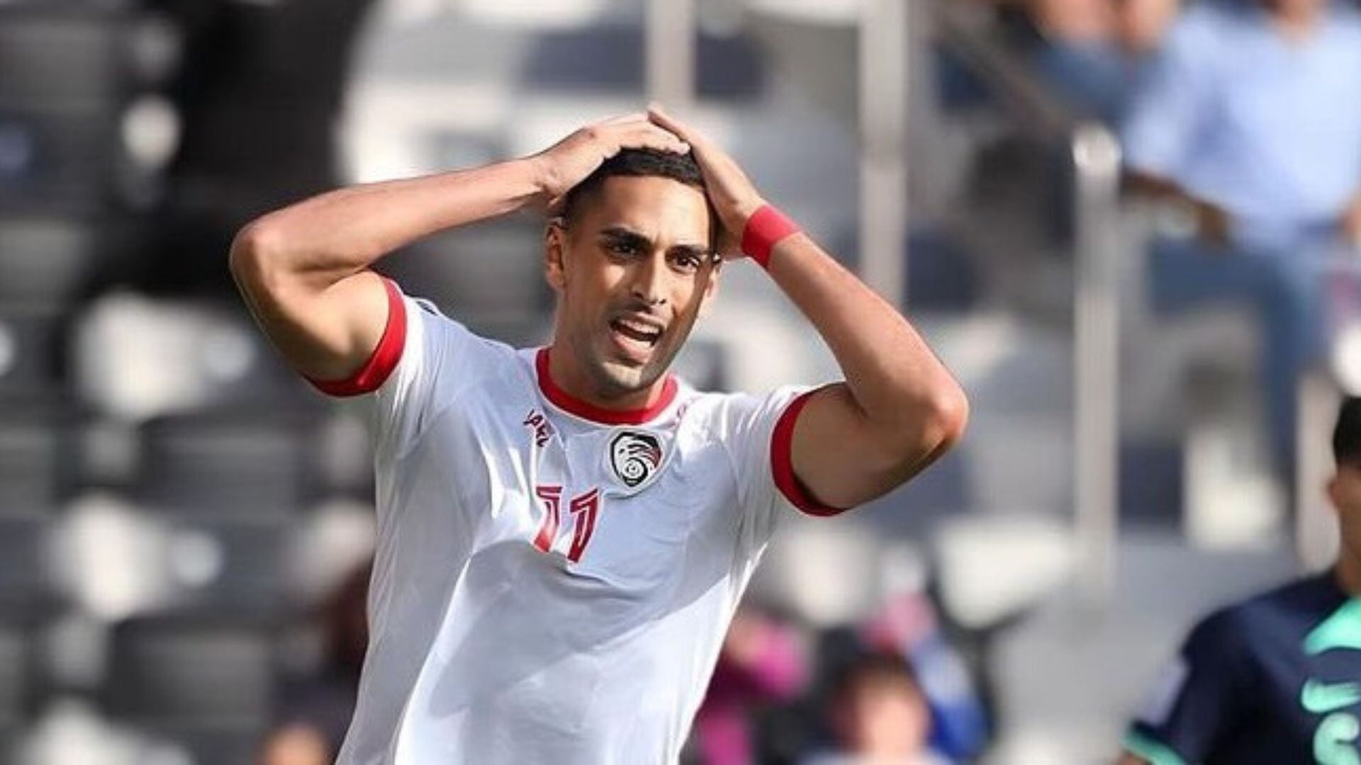 Pablo Sabbag jugó cuatro partidos con Siria en la Copa de Asia 2023. - Crédito: AFP