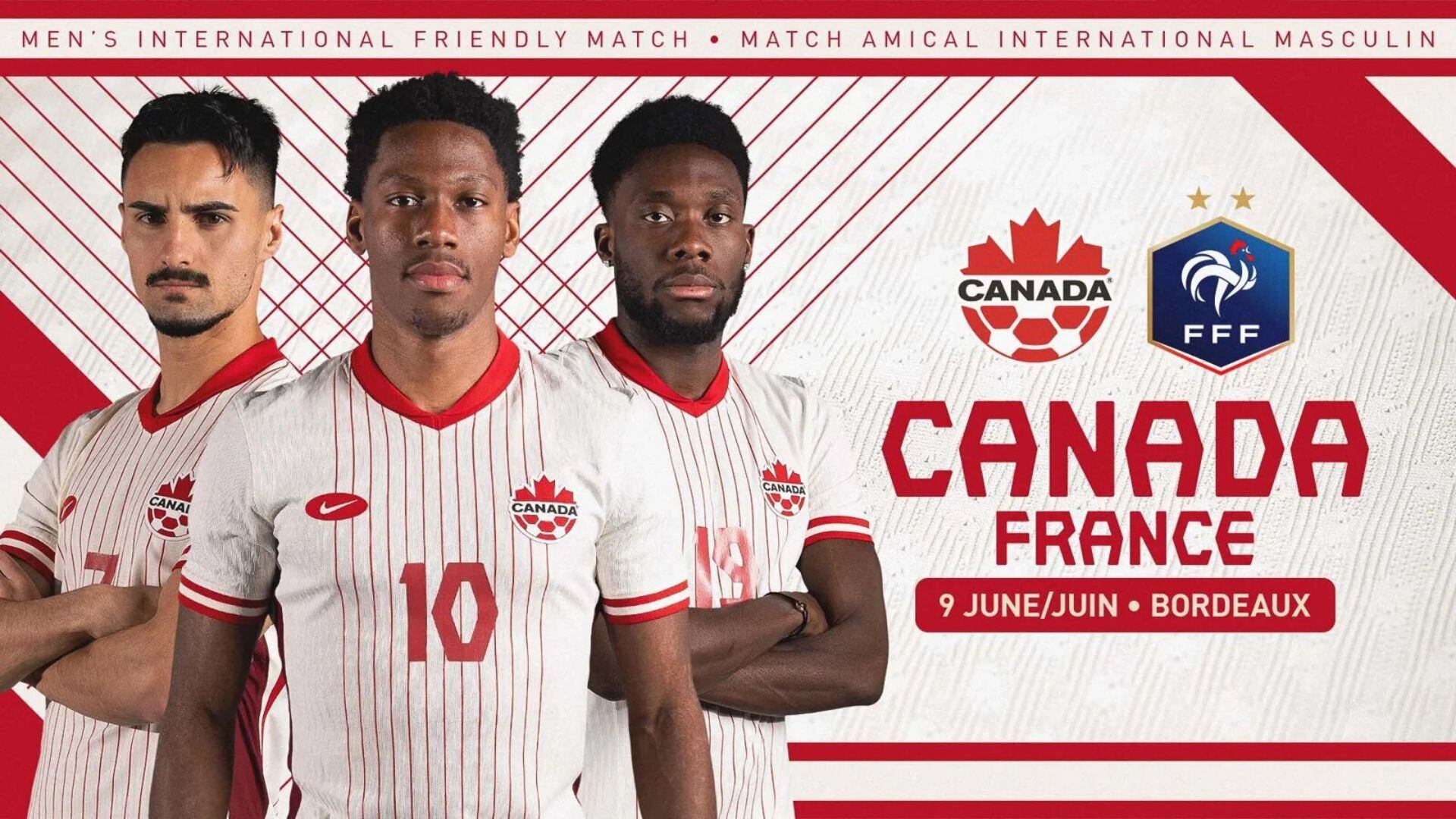 Canadá vs Francia: amistoso por fecha FIFA en junio.