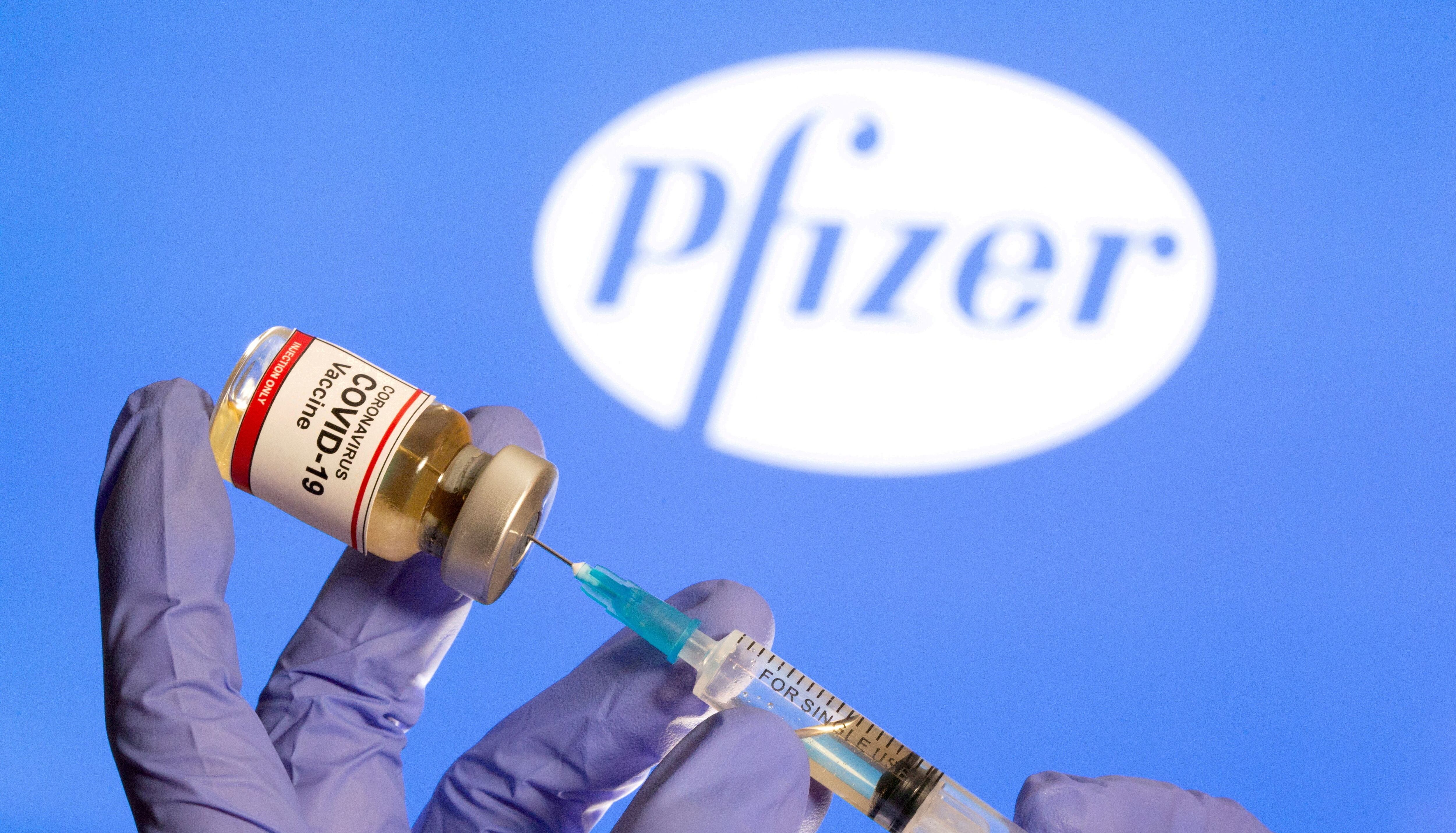 Las vacunas de Pfizer comenzarán a llegar todas las semanas con un promedio de 1.200.000 cada siete días (REUTERS/Dado Ruvic/File Photo)