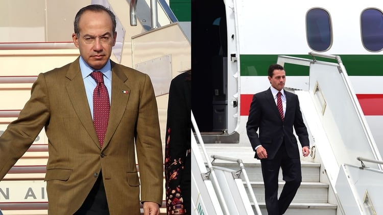 Tampoco se conoció el estado de salud de los ex presidentes Felipe Calderón y Enrique Peña Nieto (Foto: Especial)