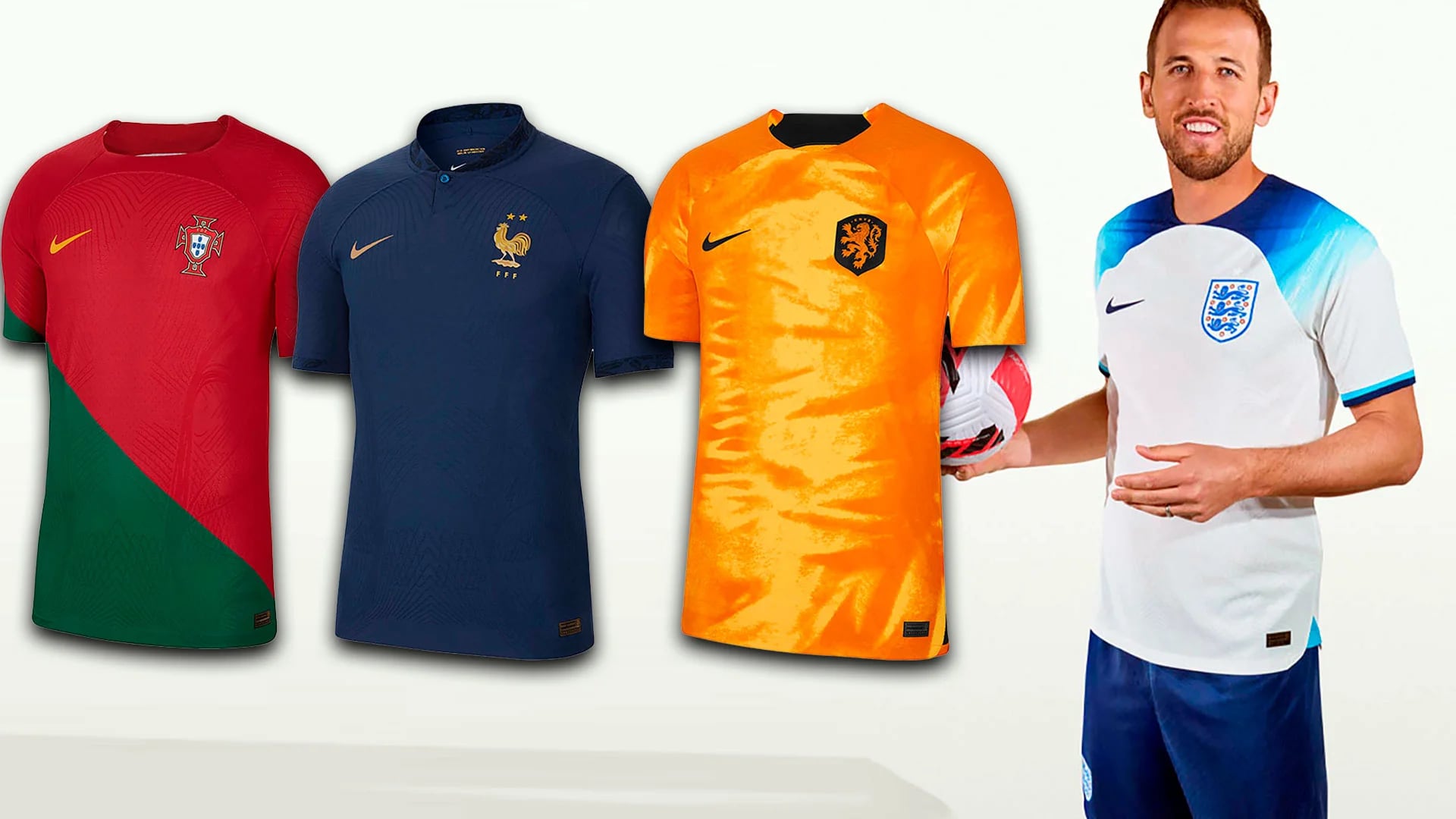 Países Bajos, Francia y otras siete selecciones presentaron camisetas para el Mundial de Qatar 2022 -
