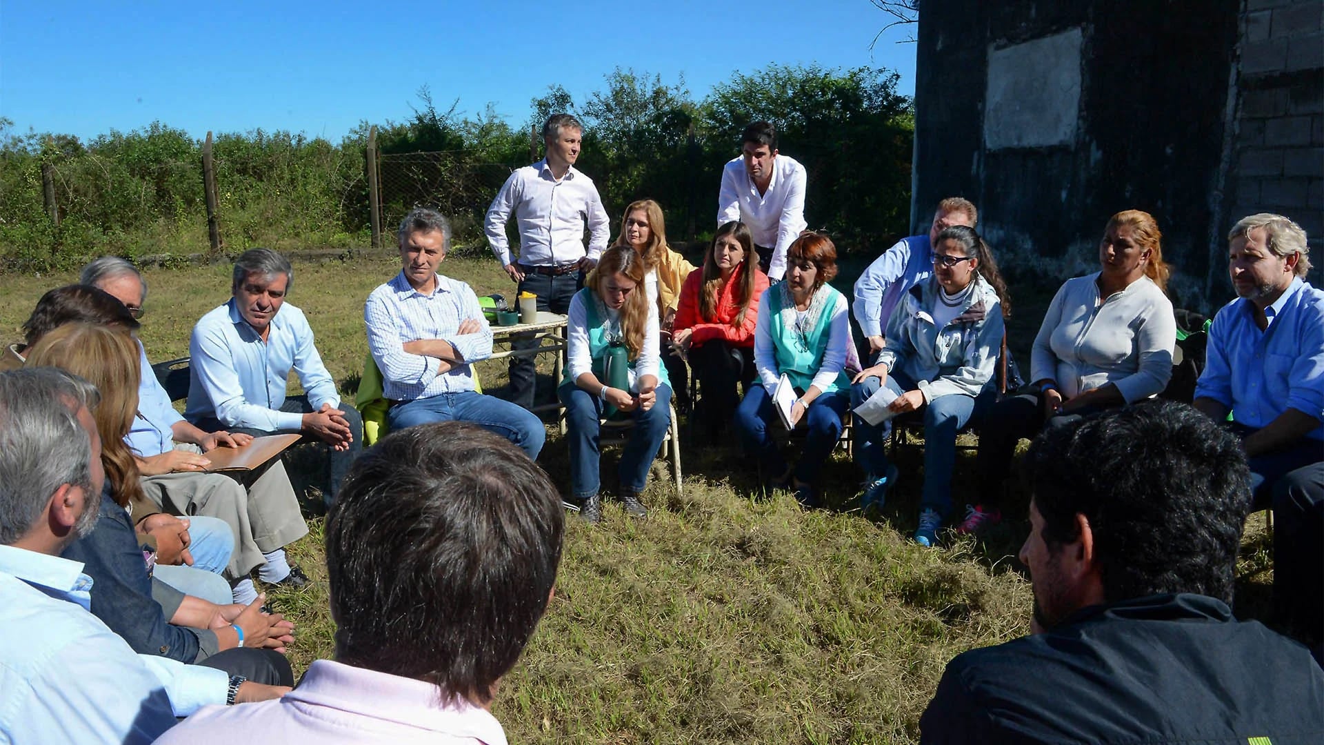 Mauricio Macri junto a José Cano, en Tucumán (Presidencia)