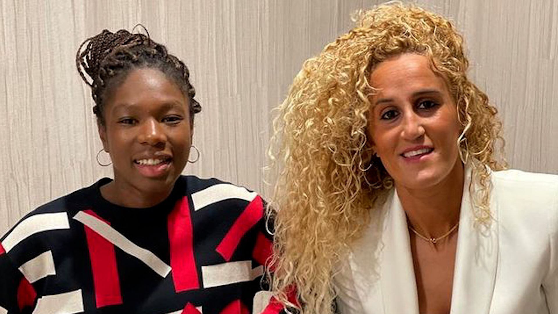 Aminata Diallo y Kheira Hamraoui, jugadoras del PSG