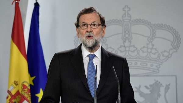 Mariano Rajoy destituyó al gobierno catalán, disolvió el Parlamento local y convocó a elecciones el 21 de diciembre Rajoy1