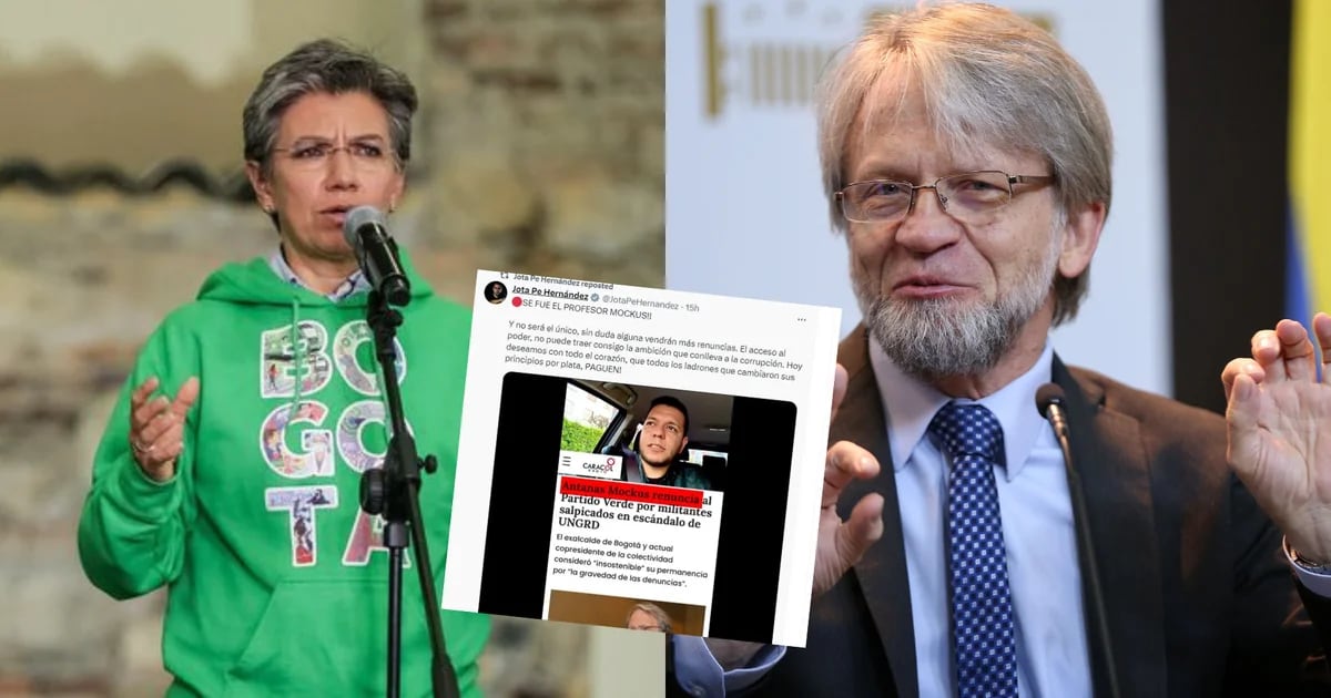 Jota Pe Hernández spoke out against the departure of Claudia López and Antanas Mockus from the Green Party: “More resignations are coming”