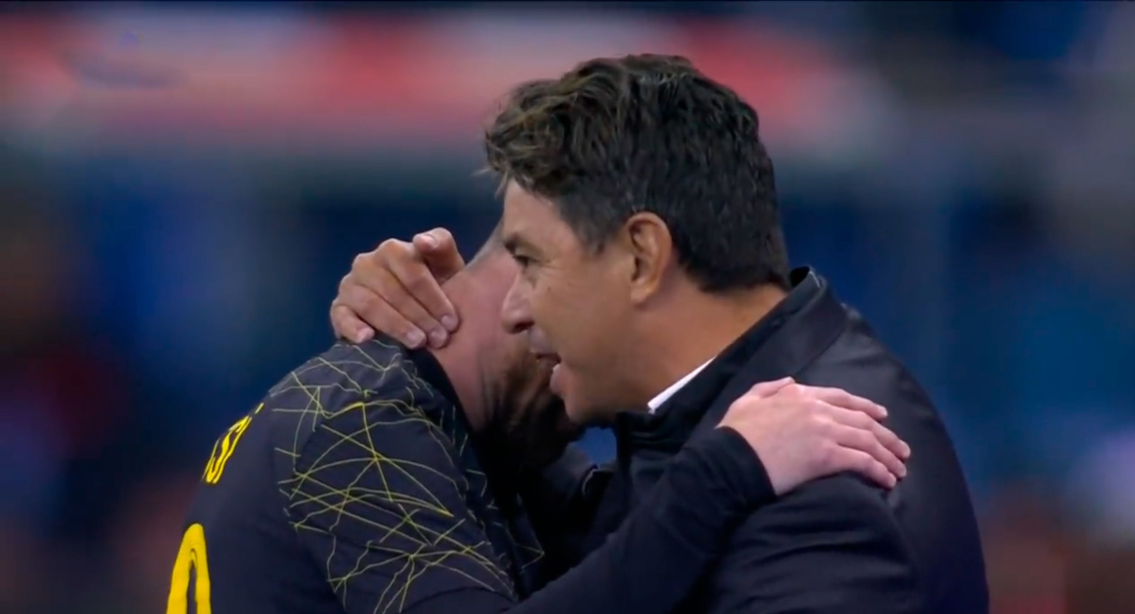 Gallardo dirigió un amistoso con Messi y Cristiano como figuras