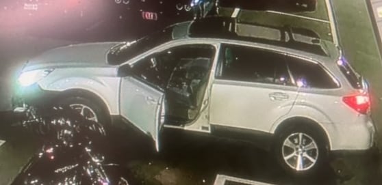 La policía de Lewiston publicó una imagen del auto del sospechoso. 