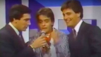 Marcelo Dos Santos y Jorge Formento condujeron el mítico programa de Canal 9 con Silvio Soldán  (Captura de video)