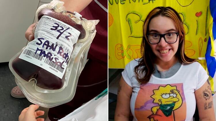 La sangre que donó Marisol San Román para que le extraigan plasma y la risa feliz de Bárbara Piccardi, que se recuperó de Covid-19 después de luchar por su vida en terapia intensiva 