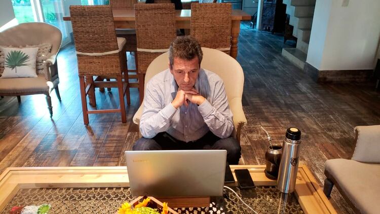 El presidente de la Cámara de Diputados, Sergio Massa