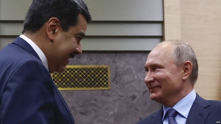 NicolÃ¡s Maduro y Vladimir Putin (AFP)