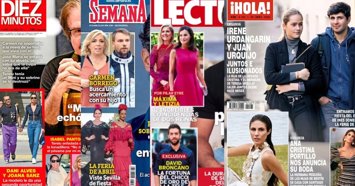 Le riviste di gossip di questa settimana: Ana Cristina Portillo, l'altra “figlia” di Bertin Osborne, sposa Santiago Camacho