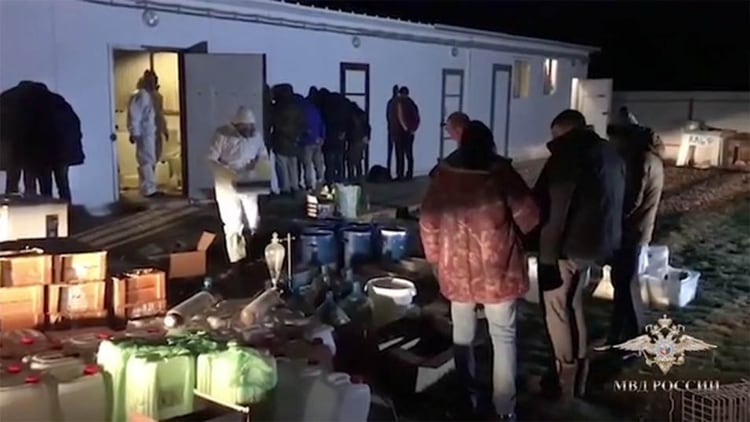 Captura de video del operativo