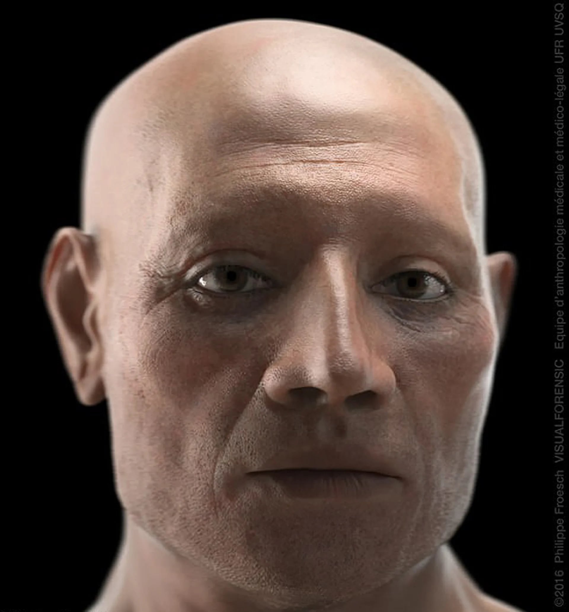 El rostro reconstruido de la momia