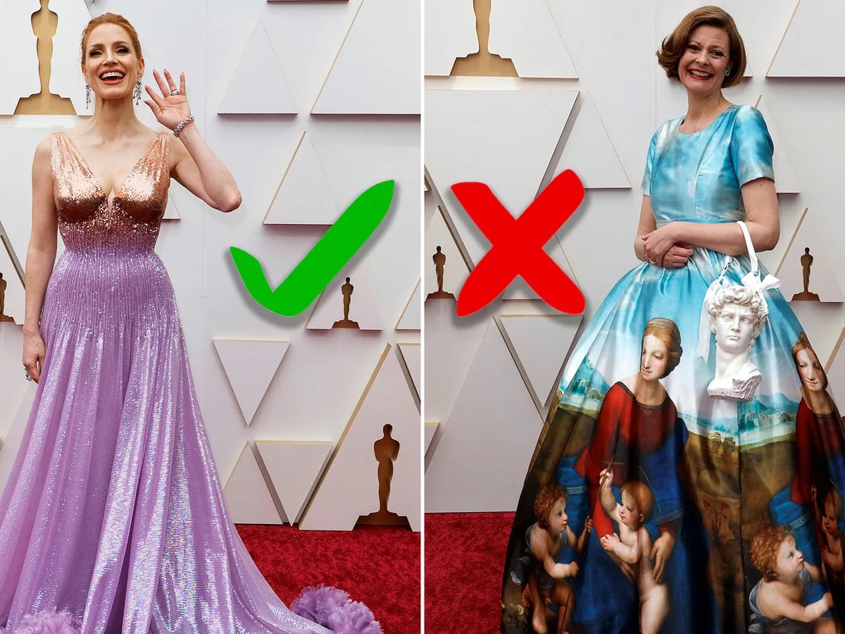 Los mejores y los peores vestidos de los premios Oscar 2022 - Infobae