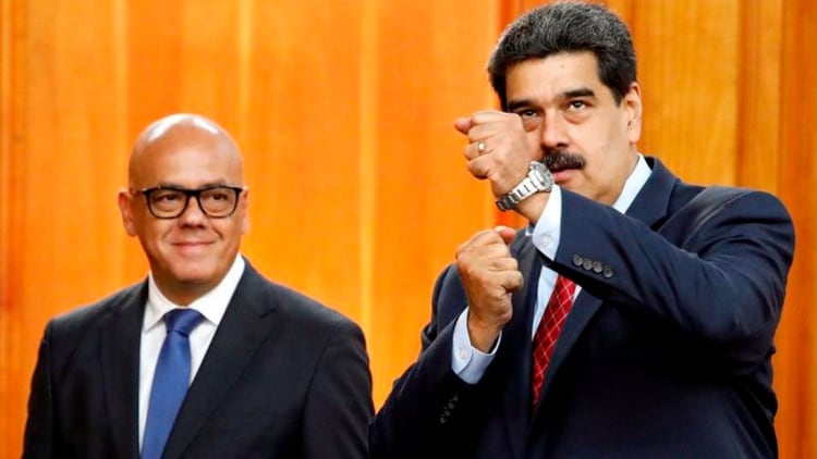 Maduro y Jorge RodrÃ­guez, el negociador de la dictadura chavista