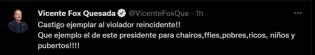 Vicente Fox Quesada arremetió contra AMLO tras la inauguración del AIFA (Foto: Twitter/ @VicenteFoxQue)