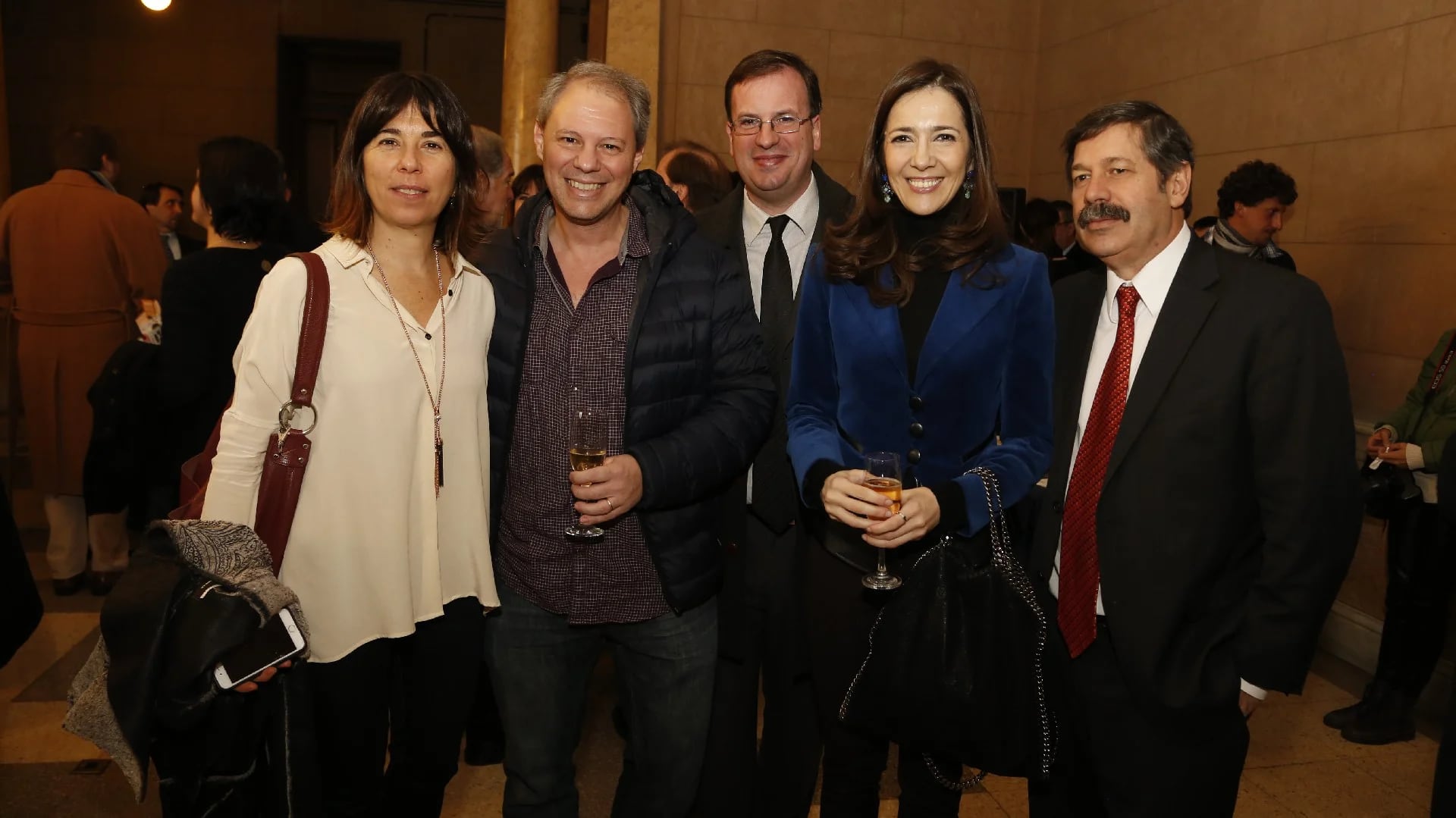 María O’Donnell, Claudio Savoia, Andrés D’Alessandro, Cristina Pérez y Román Lejtman