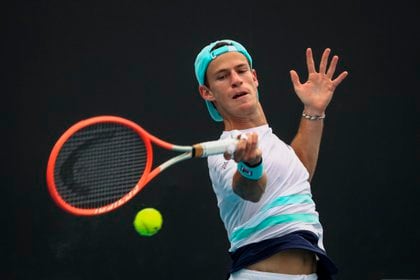 Diego Swartzman es el único argentino en ganar los individuales masculinos en el Abierto de Australia (EFE / EPA / JASON O'BRIEN).