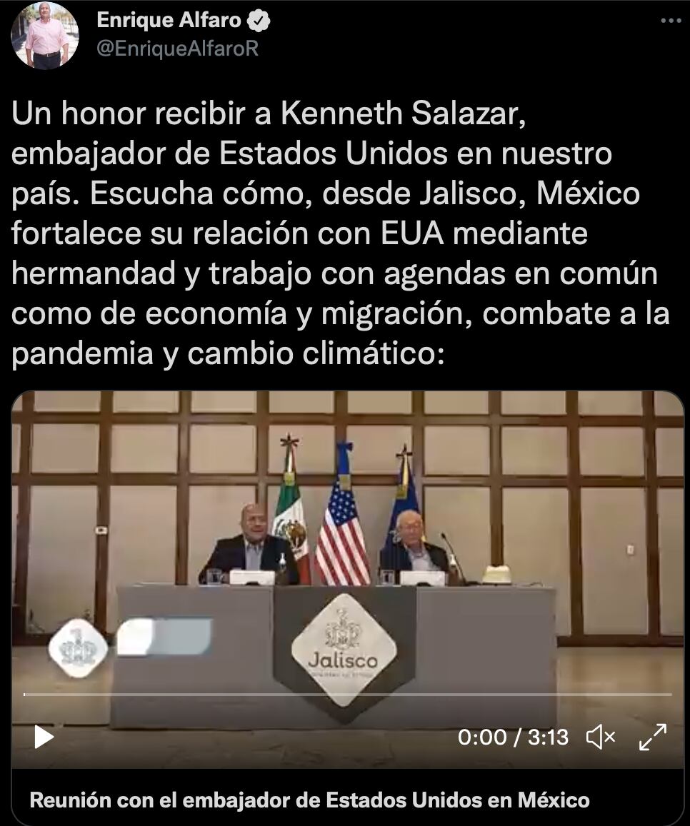 Enrique Alfaro Ken Salazar