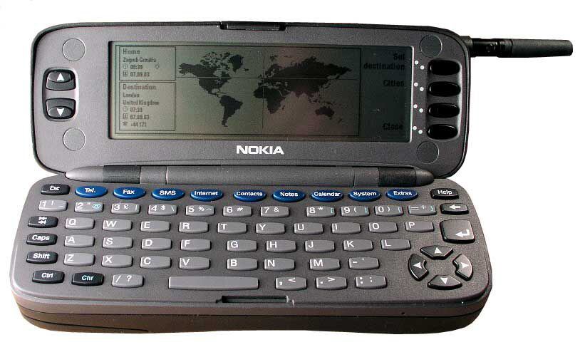 Los comunicadores de Nokia fueron muy populares en la década de los años 90 