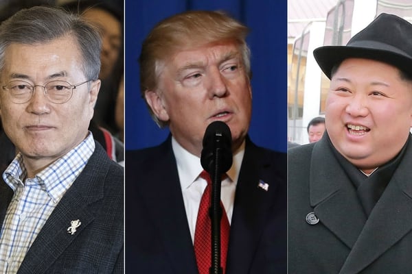 Resultado de imagen para Moon Jae-in dijo que Donald Trump deberÃ­a recibir el Premio Nobel de la Paz por sus esfuerzos con Corea del Norte
